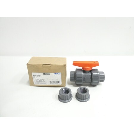 Chemtrol TRU-BLOC MANUAL PVC 3/4IN BALL VALVE U51TB-E